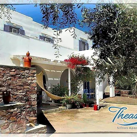 Theasis Sifnos Apartments Platis Gialos  Dış mekan fotoğraf